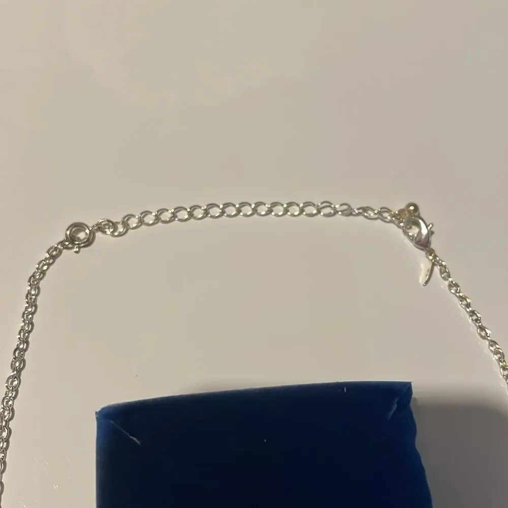 Avon Elegant‎ 2009 Blue and Silver Necklace and Earring Set